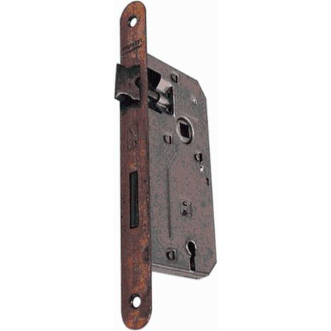 SERRATURA PATENT BRONZATA 35 BORDO TONDO "BONAITI"