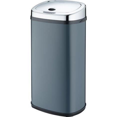 Kitchen Move – Poubelle à pédale automatique 42L inox – Ouverture infrarouge – 2 boutons manuels – Dimensions 32x25x64 cm – Poids 2.7 kg