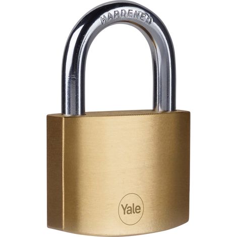Cadenas laiton 50 mm, anse acier cémenté, 3 clés - Pour Casier Scolaire Ecole, Vestiaire de Sport, Boîte à Outils, Armoire, 50mm (1/5)