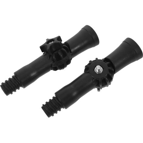 Adaptateur Rotatif pour Perche – Connecteur Pivotant Noir 3/4 en Plastique Robuste – Accessoire Polyvalent pour Changement D’Ampoules Nettoyage de Gouttières et Peinture – (1/5)