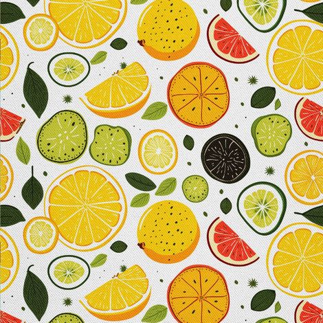 Tela decorativa para exteriores Oxford - Motivo frutal DX7013 (1/5)