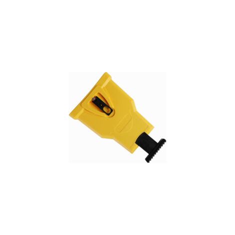 Afilador de cadena para motosierra, cadena para desbrozadora (amarillo) - Crezuo (1/4)