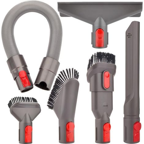 Juego de accesorios para aspiradoras inalámbricas Dyson V15, V8, V11, V10, V7 y Gen5, compatible con los modelos Detect/Absolute/Outsize/Slim: piezas de repuesto para cepillos y accesorios. (1/4)