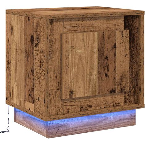 Maison Exclusive - Nachttisch Altholz 44 x 34,5 x 45 cm Holzwerks