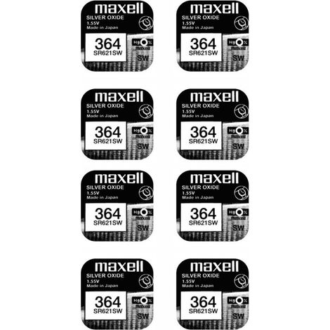 .8 pile Maxell 364 SR621SW.