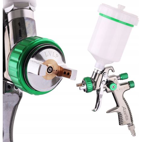 PISTOLA A SPRUZZO LVLP 1,3 MM PER VERNICI A BASE D'ACQUA 600 ML (1/5)