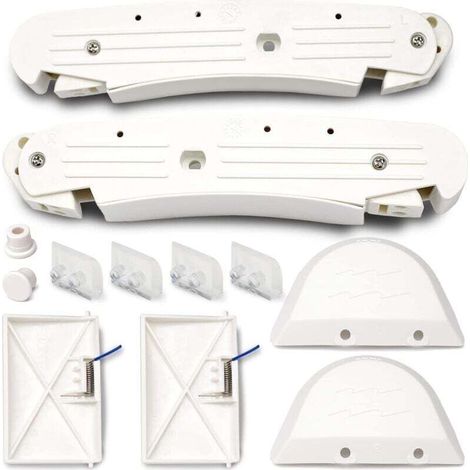 Balançoire de nettoyage de piscine avec cadres avant et arrière, 4 glissières de pod, performance stable, pièce de rechange légère (1/4)