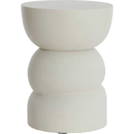 Light & Living Beistelltisch AZALIO in subtiler crème Holzfarbe –