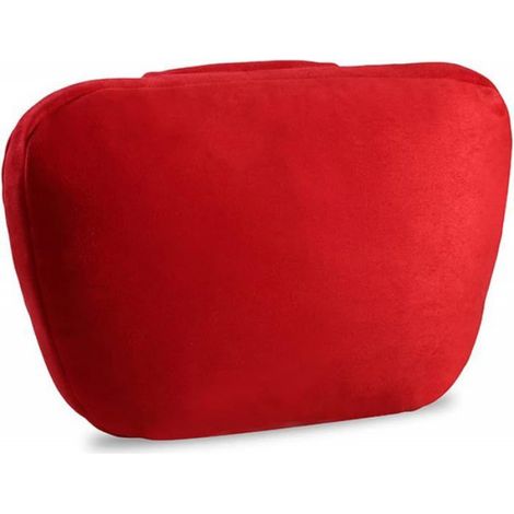 Oreiller Cervical - Support Appui-Tete Voiture - Daim Doux Lavable - 30 x 25 x 7 5 Cm - 1 Piece (1/4)