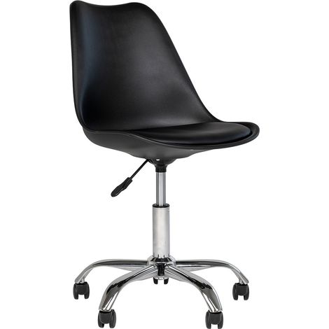 Silla Oficina Burgos Negra Polipiel (1/5)