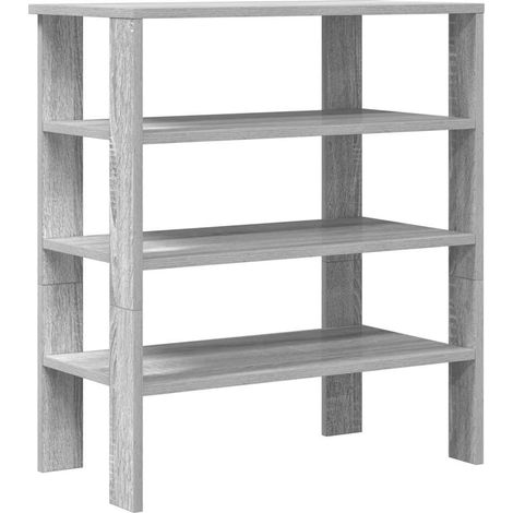 Maison Exclusive - Scarpiera Grigio Sonoma 61x32x70 cm in Legno Multistrato
