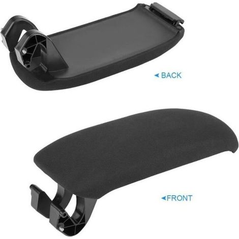 Couvercle de l\'accoudoir de console centrale en tissu noir pour Audi A3 8P / A5 2003-2013 8P0864245P-TIP (1/4)