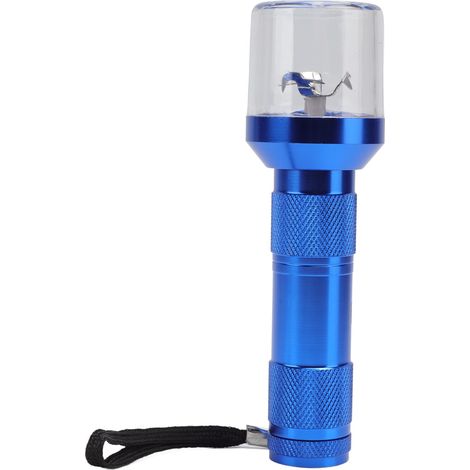 Broyeur à herbes électrique professionnel en alliage d'aluminium pour herbes et tabac, idéal pour la phytothérapie et l'assaisonnement (bleu).