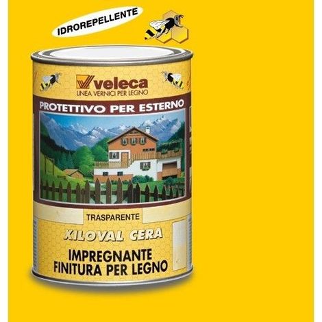 VELECA XILOVAL IMPREGNANTE FINITURA PER LEGNO PROTETTIVO PER ESTERNO 5LT  Trasparente