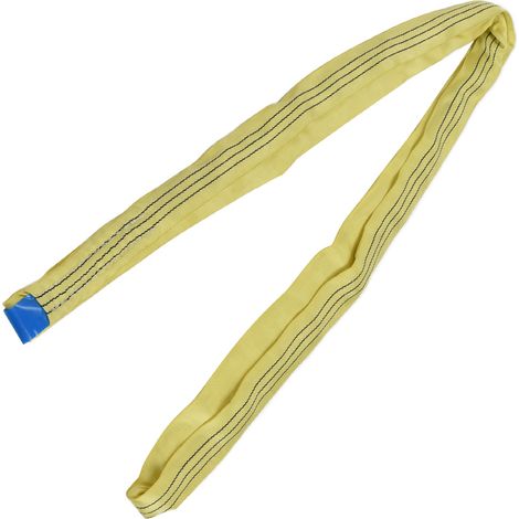 Élingue ronde souple 3T, sangle de levage sans fin 6 mètres, accessoire de manutention pour transport (1/5)
