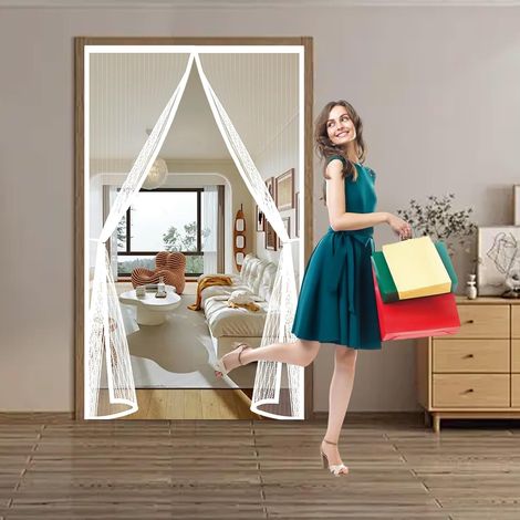Moustiquaire Porte 102 x 145 cm Anti-Moustiques, Anti-Insectes (1/5)