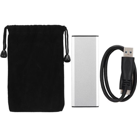 Boîtier Externe USB 3.0 - Pour Disque Dur SSD 2,5 Pouces - Compatible MacBook Pro Retina 2012 A1398 A1425 - Aluminium - 1 Pièce (1/5)