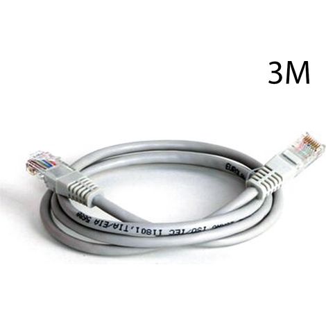 Cavo cablato FTP CAT6 rete LAN RJ45 collegamento 8P8C pc router internet 3m (1/5)