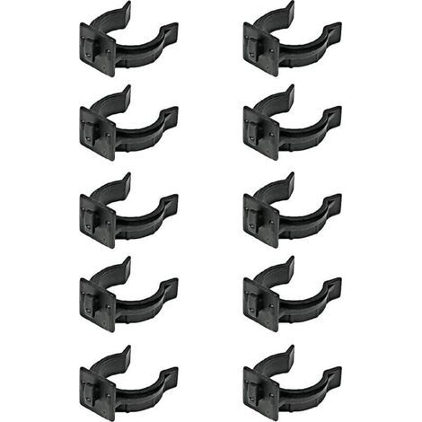 Ganci per zoccolo cucina – Ganci da pavimento per cucina – Facili da installare (materiale ABS, confezione da 10) (1/3)