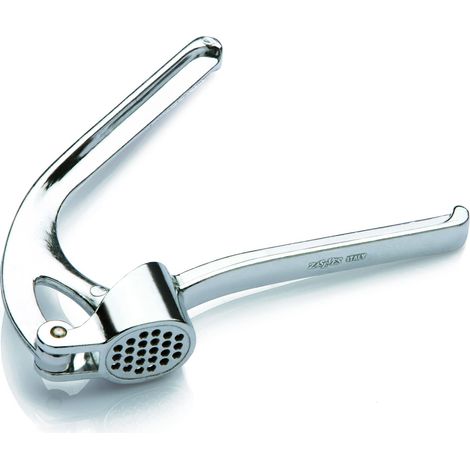 Zaseves Spremiaglio Expert, pressa, schiaccia Cucina, trita Alluminio Professionale, spremi Aglio Manuale Facile da Pulire, Made in Italy, Small