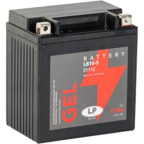 Batterie 12V 11Ah für Motorrad Startbatterie MG LB10-3