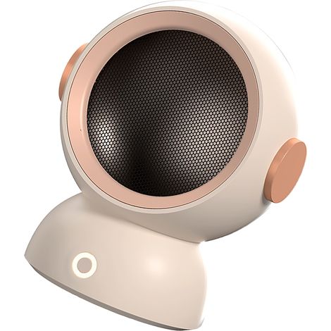Chauffage soufflant portable, silencieux, à chauffage rapide, mini chauffage d'appoint, prise UE 220 V, rose, idéal pour le bureau ou la table.