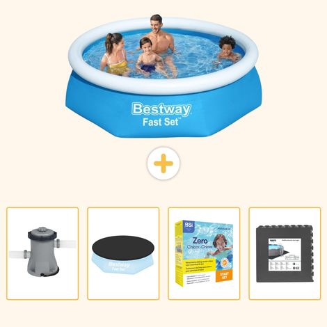 Bestway Bestway Fast Set Ronde - 244x61 cm - 5-pièces S259 (1/5)