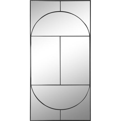 Espejo Hierro Cristal 90X2X180 Negro (1/4)