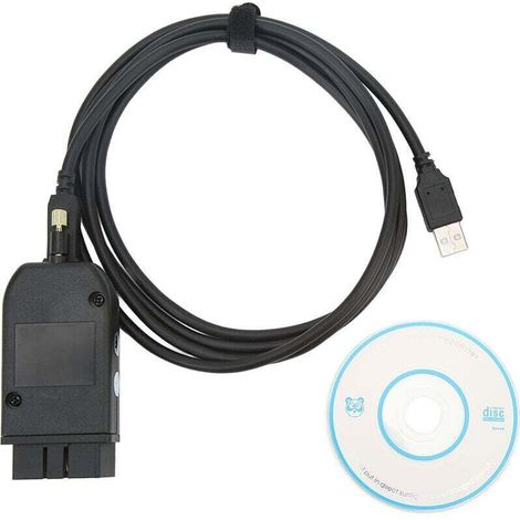 VAS ODIS 22.9 Diagnostic Adapter Connector Cable, 5054A 6154 for Cars from 1996 to 2022 (English and French)