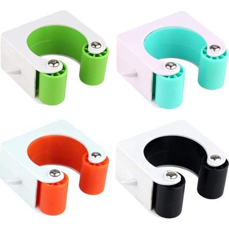Soporte de pared para bicicletas, portabicicletas, ahorra espacio, sistema de almacenamiento para bicicletas, interior y exterior, para bicicletas de carretera y montaña (MTB, verde, 1 unidad) (1/5)