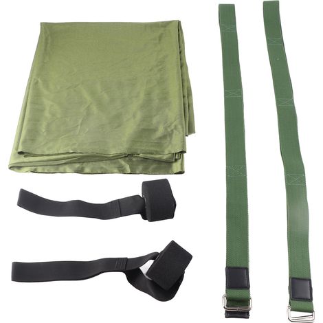 Bande élastique pliable et ultra-résistante pour étirer les jambes, appareil d'entraînement à la flexibilité, vert clair, taille unique. (1/5)