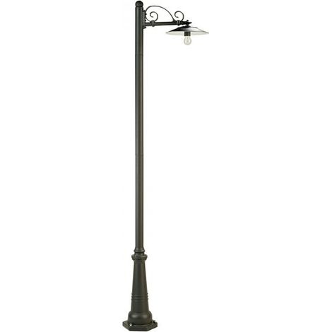 Palo Da Esterno Contemporaneo Antique Alluminio E Porcellana Grigio 1 Luce E27 (1/6)