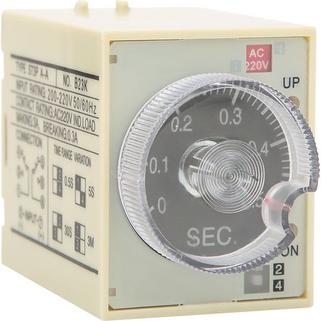 ST3PA-A 220 V AC 50/60 Hz Einstellbares Zeitrelais mit störungsfreiem Gehäuse (1/5)