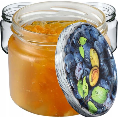 KADAX Słój Berti 330ml fi82 TO-330 pakiet 10szt + (1/5)