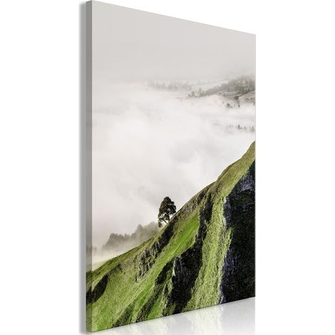 Dipinto - Albero sopra le nuvole (1 parte) verticale (1/4)
