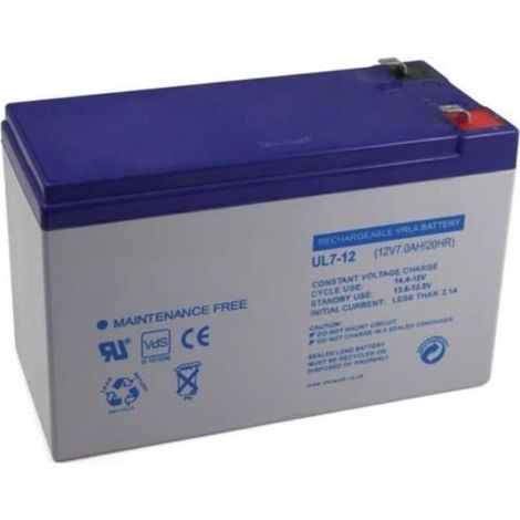Batterie Batterie au plomb Batterie 12 Volts 12V - 7.2Ah