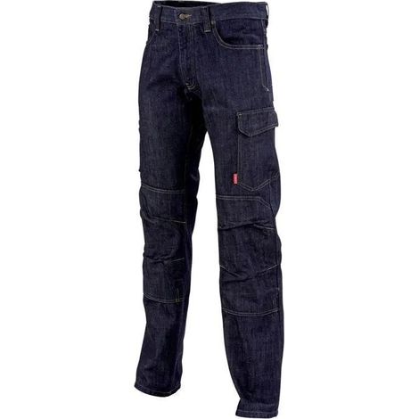 Pantalón de trabajo lafont ALICKI azul marino denim algodón