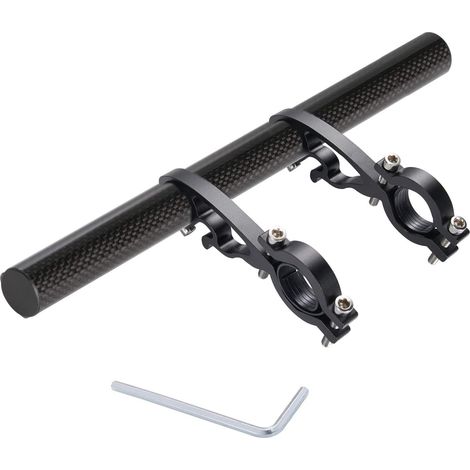 Rallonge de guidon de vélo, support double pour compteur de vitesse, GPS, lampe, lampe torche (1/5)