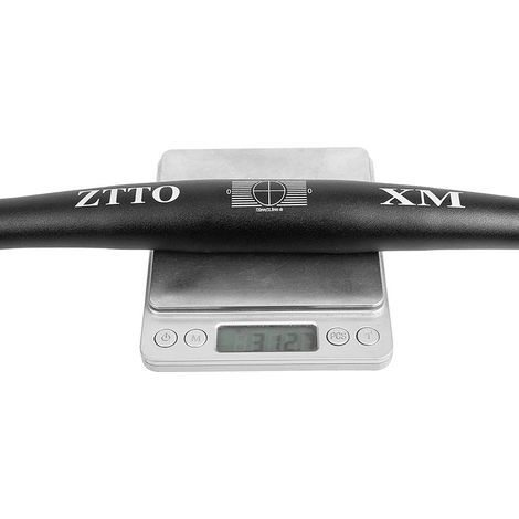 Guidon de vélo en alliage d'aluminium, 31.8mm 720mm/780mm, barre plate droite pour vtt VTT (1/5)