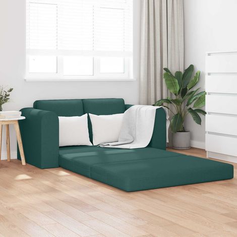 Schlafsofa 60cm Dunkelgrün Stoff