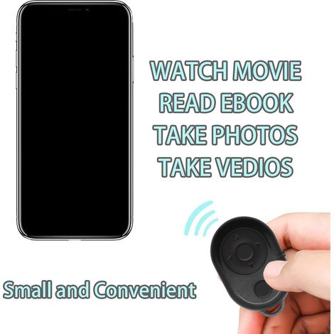 Télécommande sans Fil pour TikTok avec Bouton Photo, Contrôle de Lecture et Fonction Tourne-Page Bluetooth (1/5)