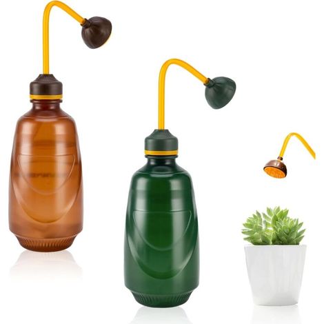 2-teiliges Gießkannen-Set für Zimmerpflanzen, 450-ml-Bonsai-Gießkanne, kleine, weiche Gießkanne, ideal für Bonsai, empfindliche Pflanzen und