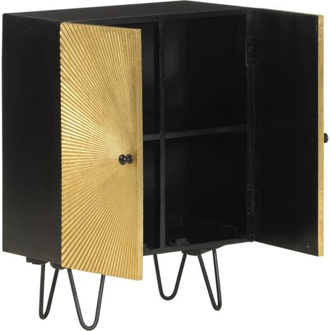 Buffet,Bahut,Meuble de Rangement 55x30x75 cm bois massif de manguier CFW64232 (1/5)