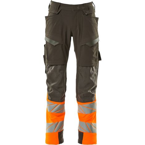 Mascot Hose mit Knietaschen 19179-511-1814 Gr. 82C66 dunkelanthrazit/hi-vis orange (1/4)