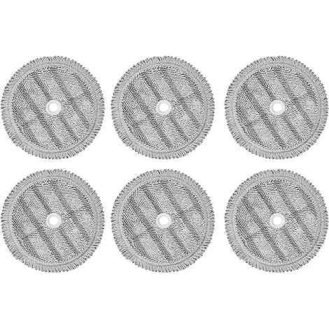 Lot de 6 lingettes de nettoyage pour robot aspirateur vapeur LG A9 (1/5)