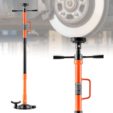 Support de Fosse et de sous Pont 1 t, Chandelle Haute à Hauteur Réglable, pour Entretien Voiture Sécurité Stabilisation Atelier, Vis Autobloquante, Poignée Pivotante Montée sur Roulement (1/5)