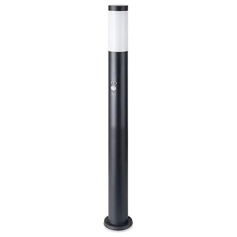 V-TAC VT-838 Bodenbefestigung Wandleuchte 80cm mit Pir sensor schwarzem Edelstahlgehäuse IP44 Halter 1xE27 - sku 8984