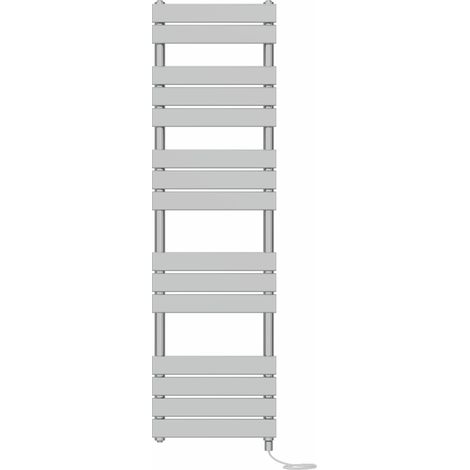 Prefilled Electric Heated Towel Rail Radiator Flat Panel Warmer Ladder 1600x450mm Chrome (1/5)