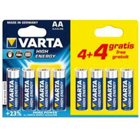 Silver sanz Pilas alcalinas - Pila alcalina lr6aa (Blister 4+4u) (1/2)
