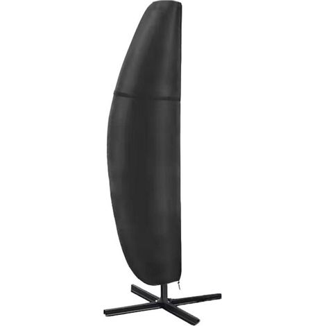 Housse de Protection pour Parasol Déporté en Tissu Oxford 420D imperméable, Housse parasol Deporte Anti-UV avec Fermeture éclair (280 x 30/81/50cm) (1/4)